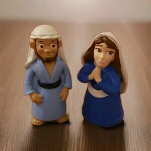 Tales Of Glory Navity Joseph And Mary Replacement Bible Toys Lot Of 2